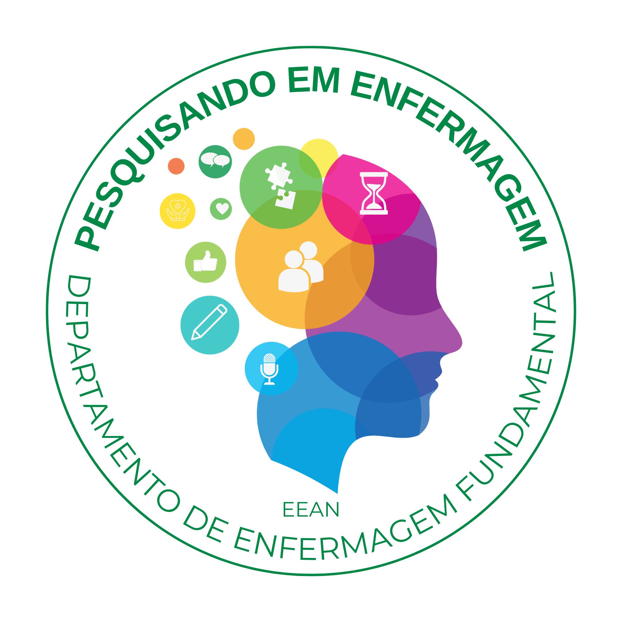 PESQUISANDO ENFERMAGEM LOGO